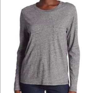 Madewell Whisper Long-Sleeve Tee, Sz M